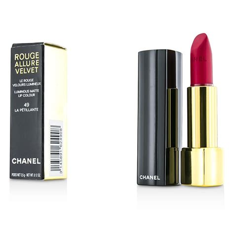 Chanel La Petillante (49) Rouge Allure Velvet Review